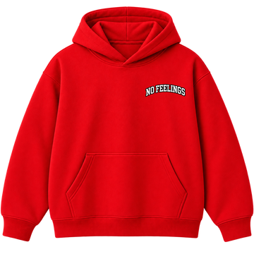 NO FEELINGS VARSITY BOYFRIEND HOODIE