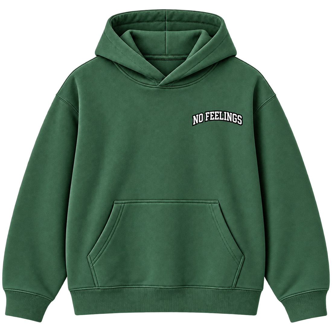 NO FEELINGS VARSITY BOYFRIEND HOODIE